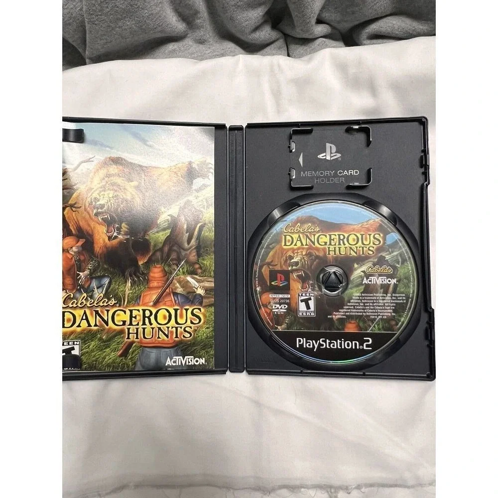 Cabela's Dangerous Hunt for Sony PlayStation 2‎ PS2, Complete Game DGN-C